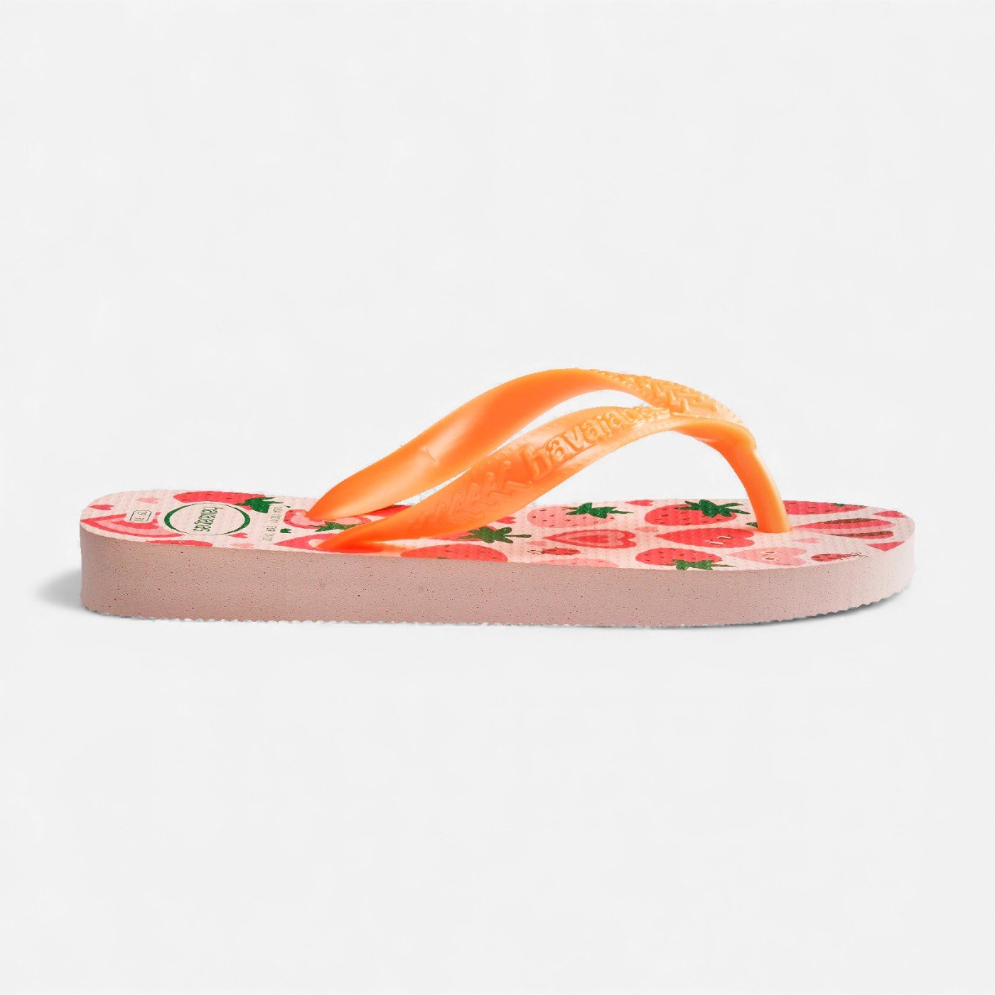Chienlos Havaianas Kids Flores Infantil Laranja/Rosa 2