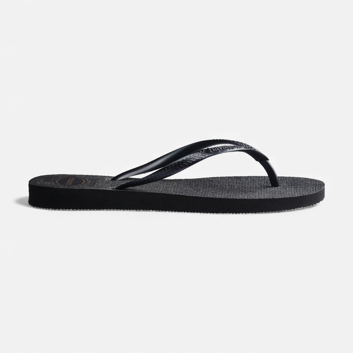 Chinelo Havaianas Slim Gloss Preto Preto/Prata 2