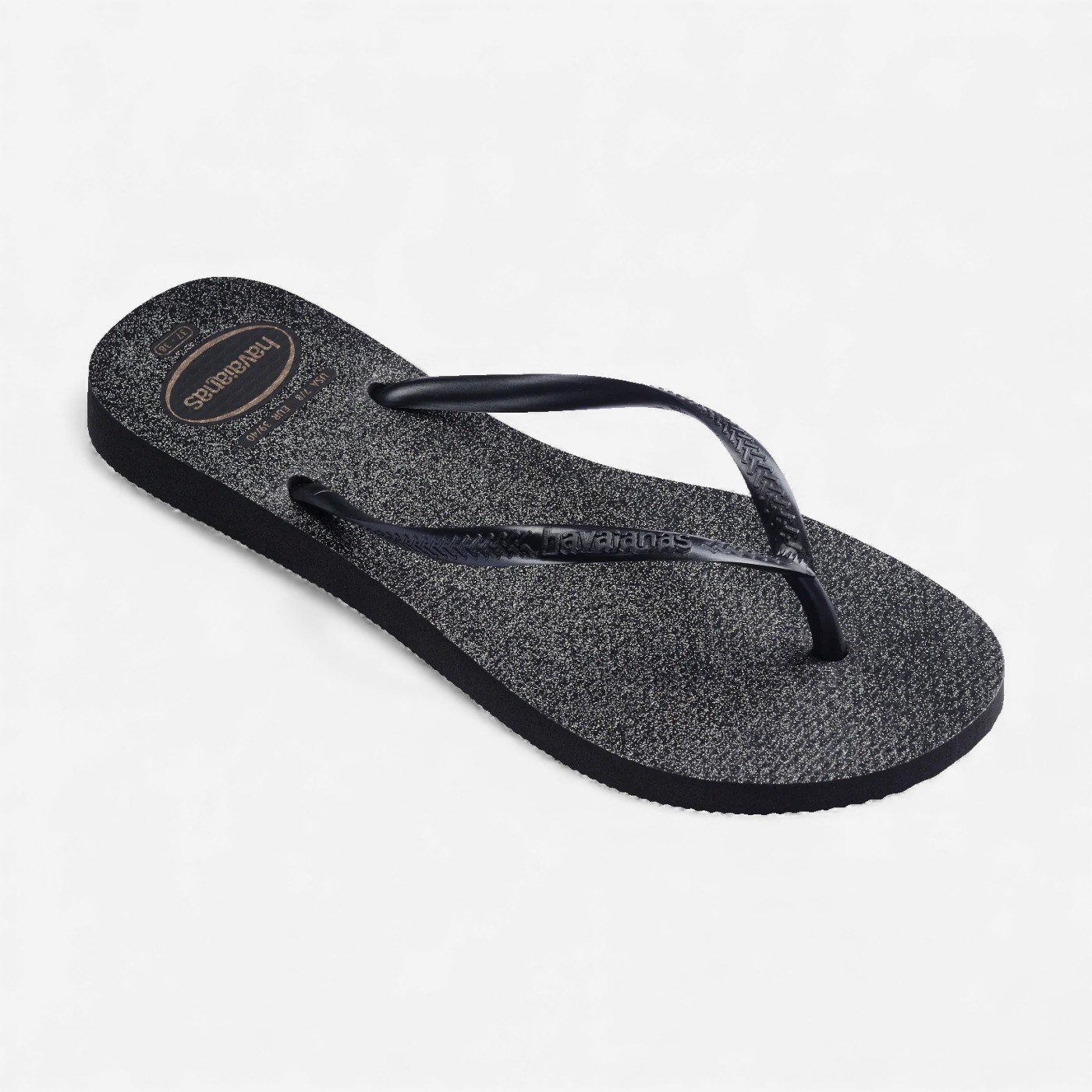 Chinelo Havaianas Slim Gloss Preto Preto/Prata 3