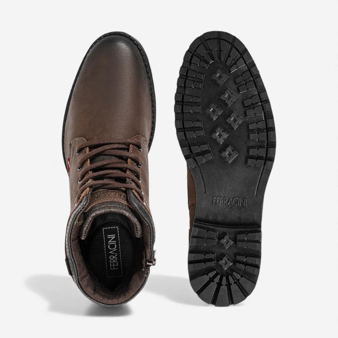 Bota Ferracini Masculina Cross Café Café 3