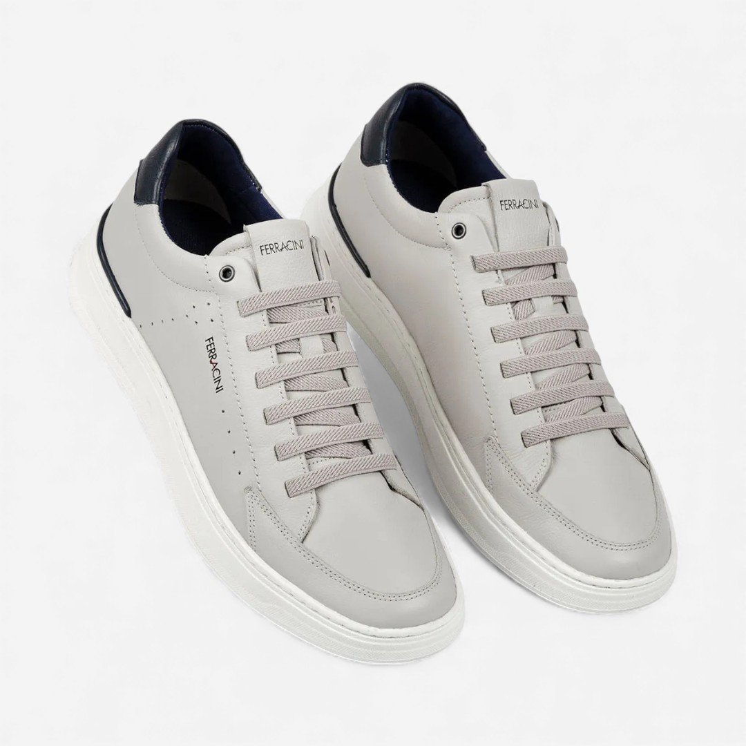Sapatênis Esportivo Ferracini Gold Gelo Branco 2