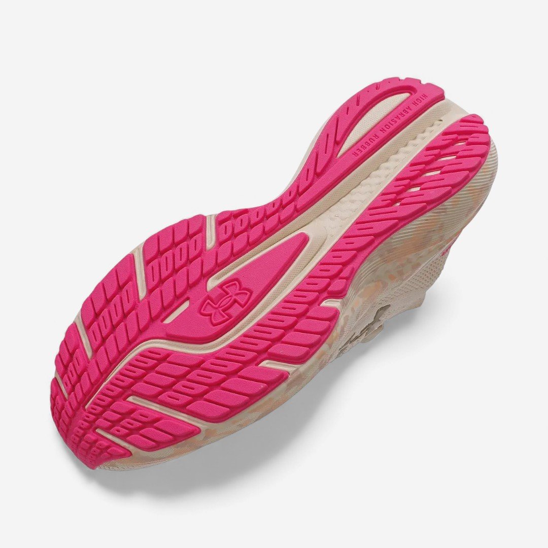 Tênis De Corrida Under Armour Charged Quicker 2 Bege Arenito/Pink 5