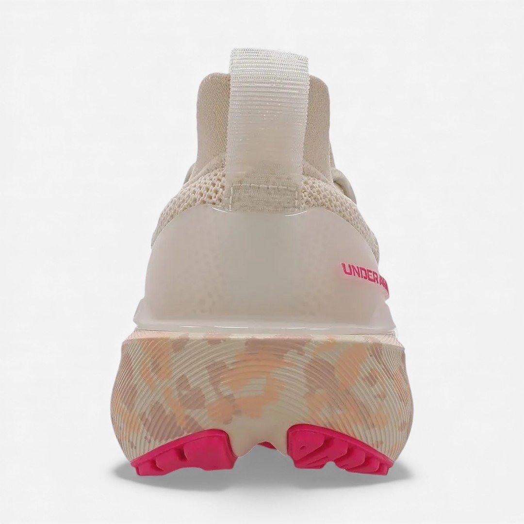 Tênis De Corrida Under Armour Charged Quicker 2 Bege Arenito/Pink 6