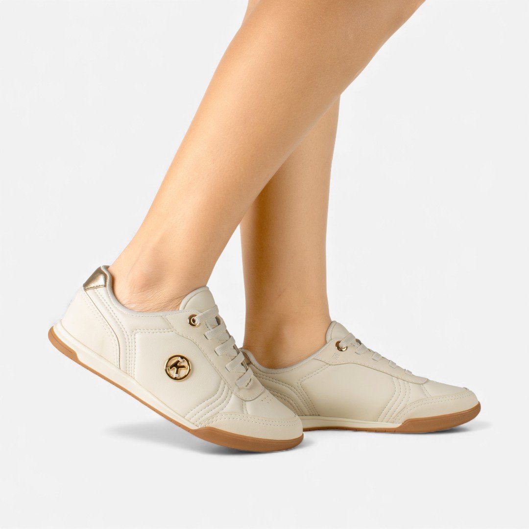 Tênis Kolosh Urban Casual Bege Bege 2