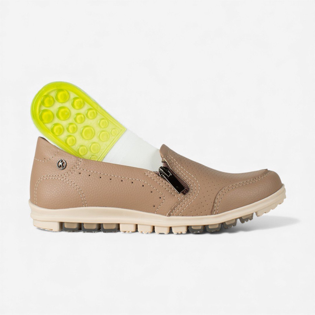 Tênis Slip On Kolosh Casual Marrom Capuccino 9