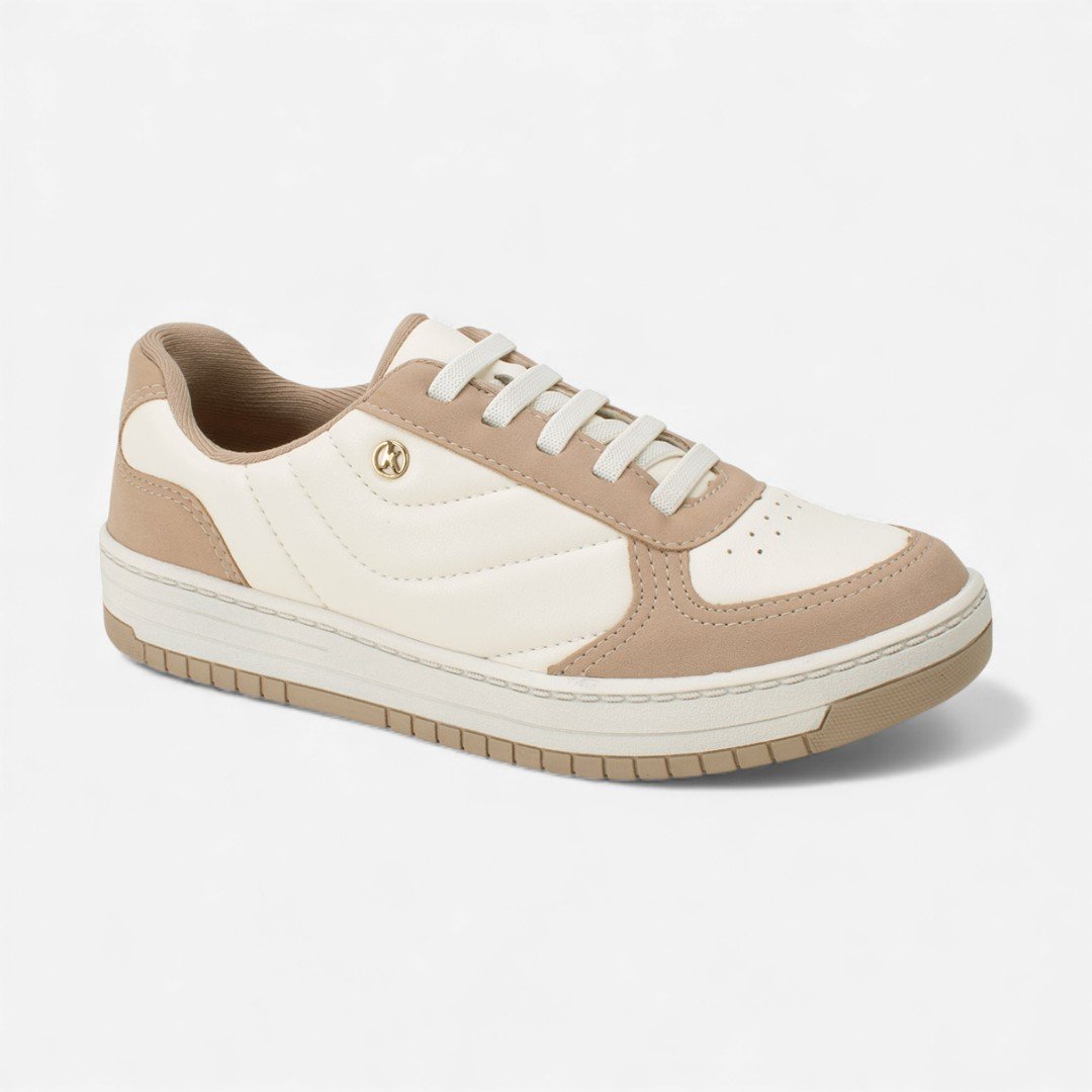Tênis Kolosh Casual Bege e Marrom Bege/Marrom 3