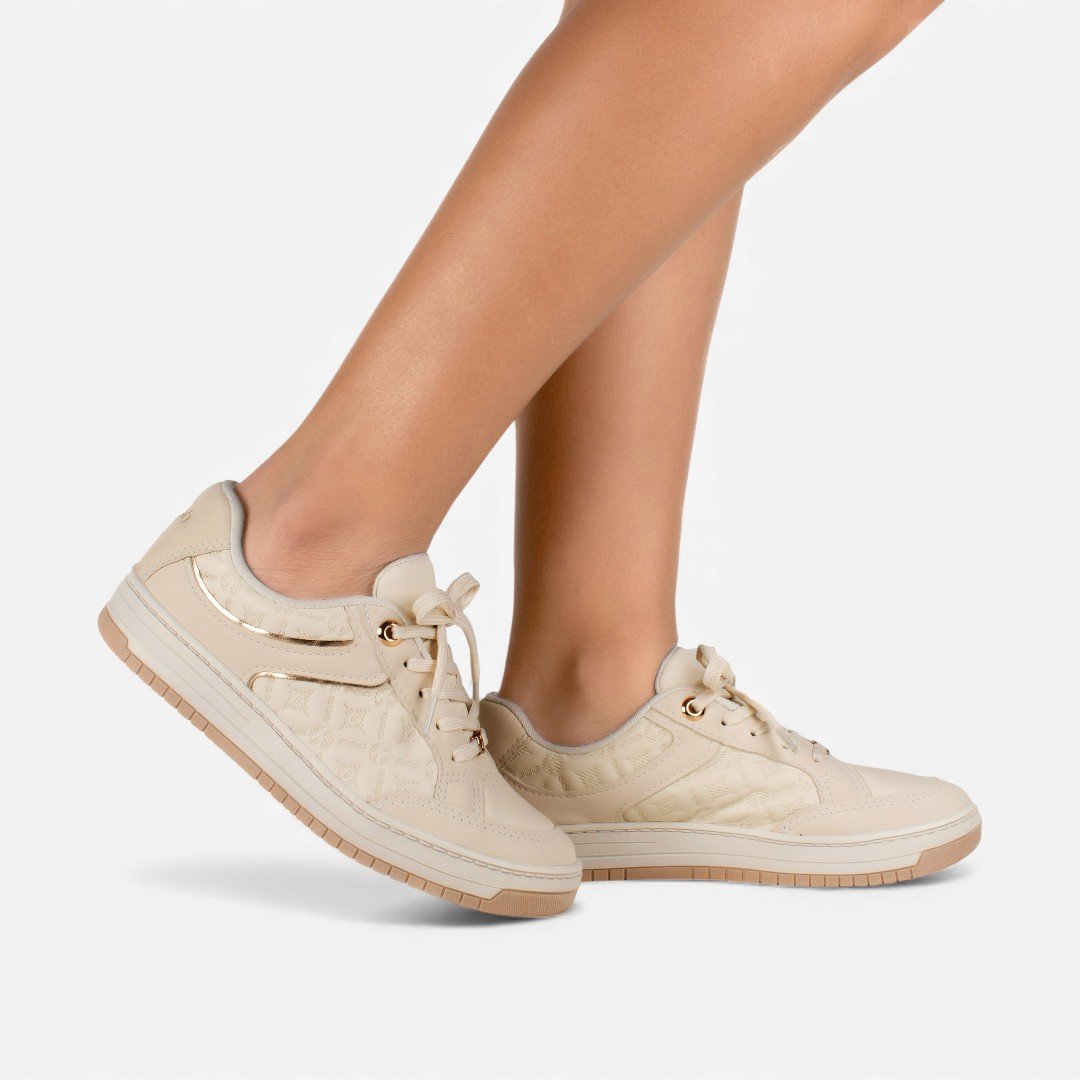 Tênis Kolosh Casual Bege Bege 2