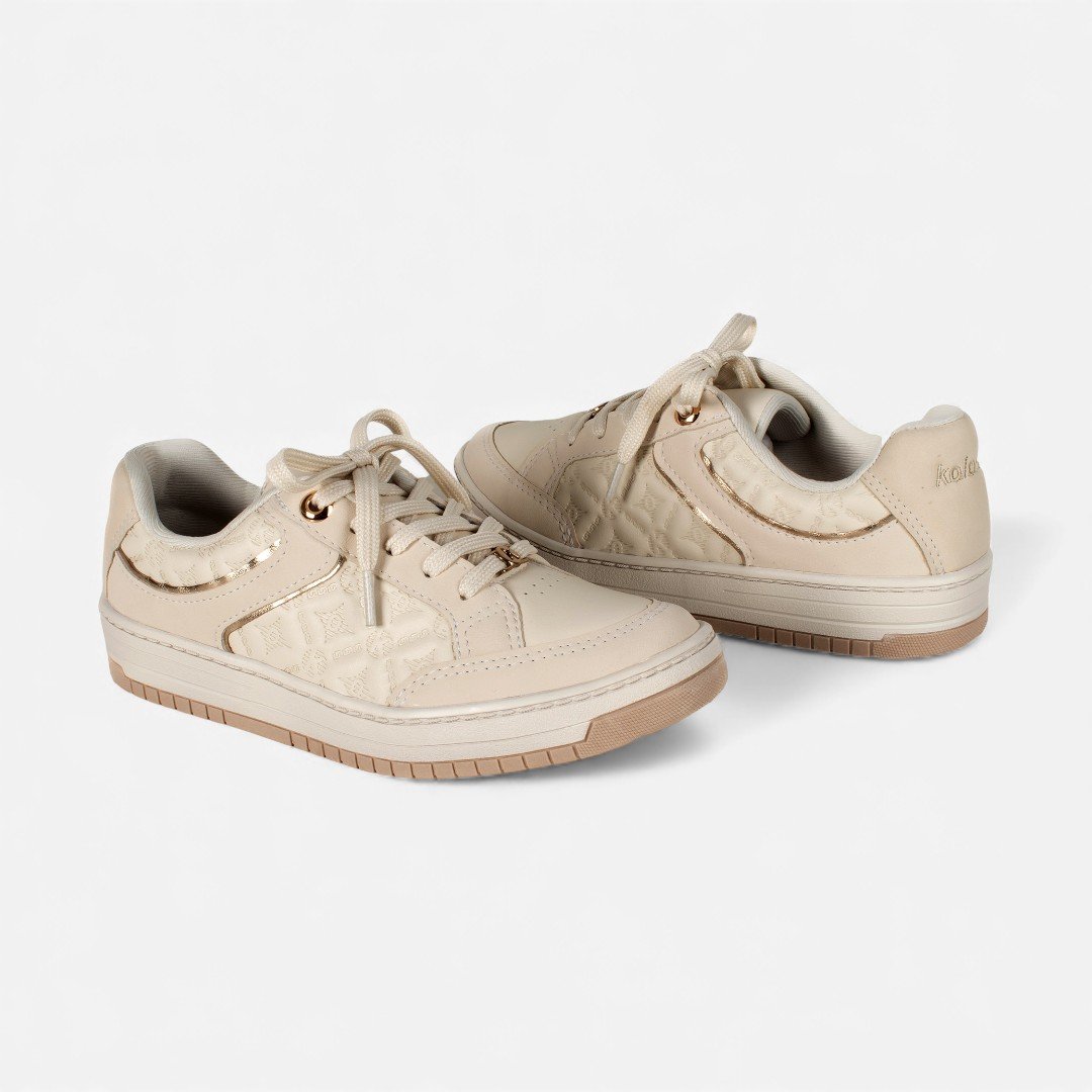 Tênis Kolosh Casual Bege Bege 6