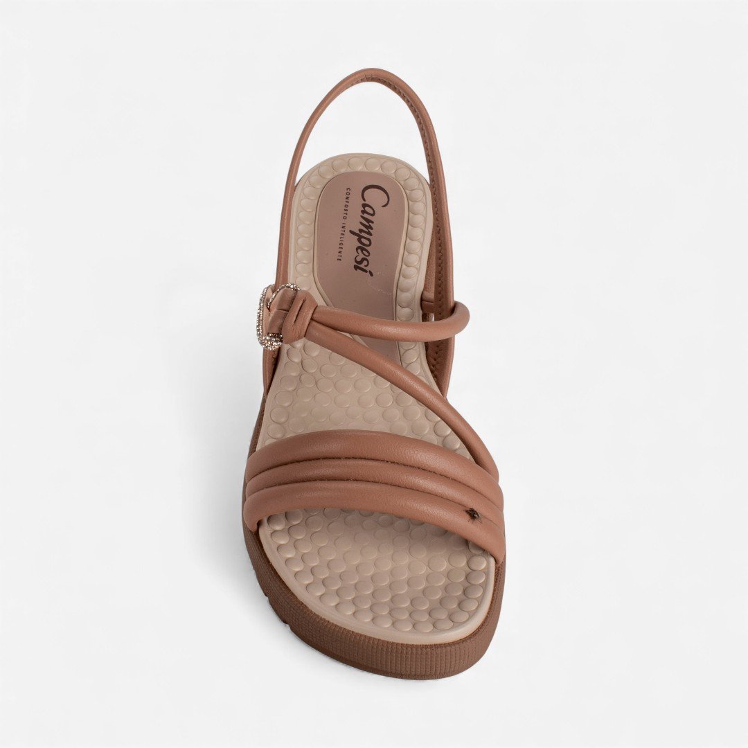 Sandália Campesí Flatform Marrom Marrom 5