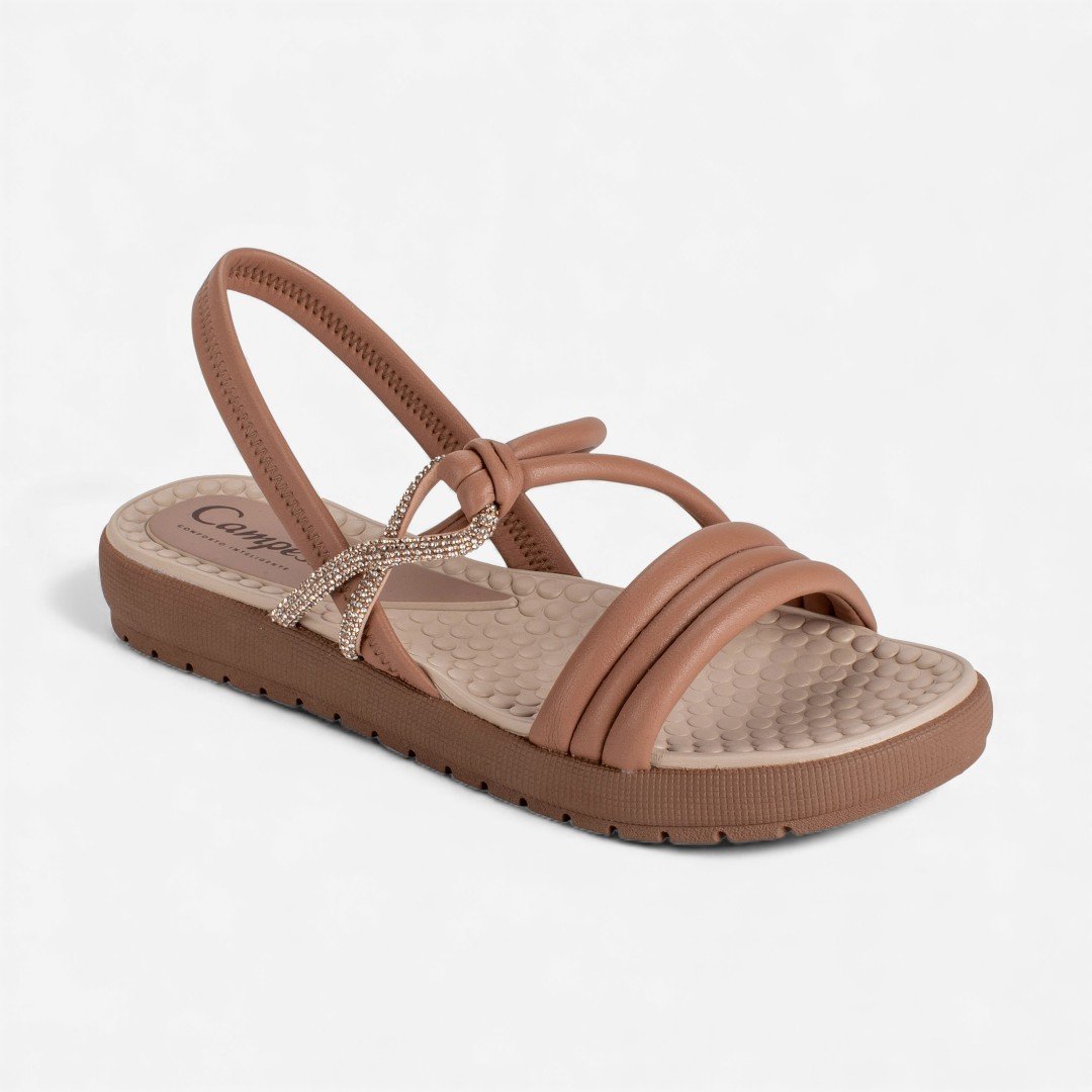 Sandália Campesí Flatform Marrom Marrom 6