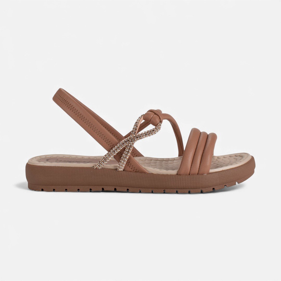 Sandália Campesí Flatform Marrom