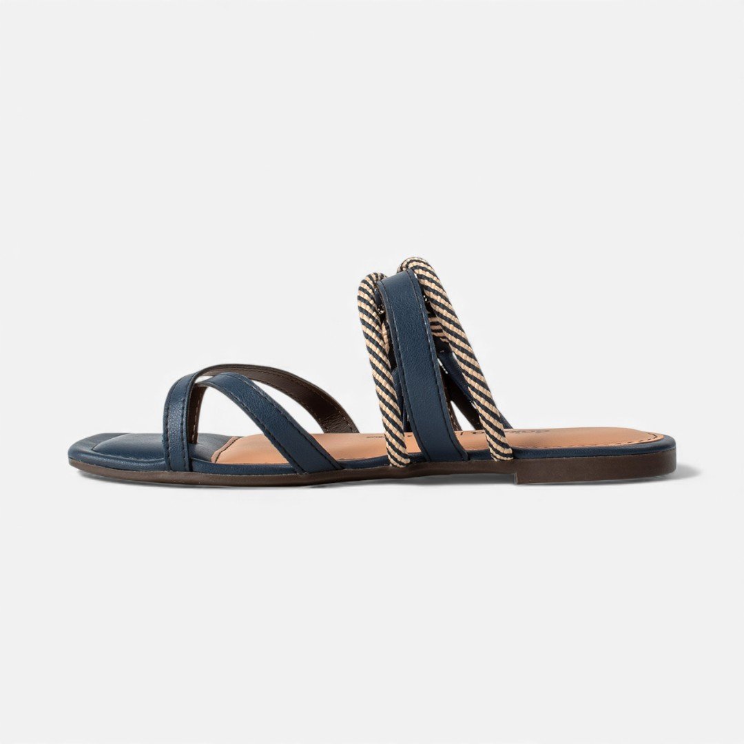 Rasteira Slide Dakota Azul Marinho Azul Marinho 3