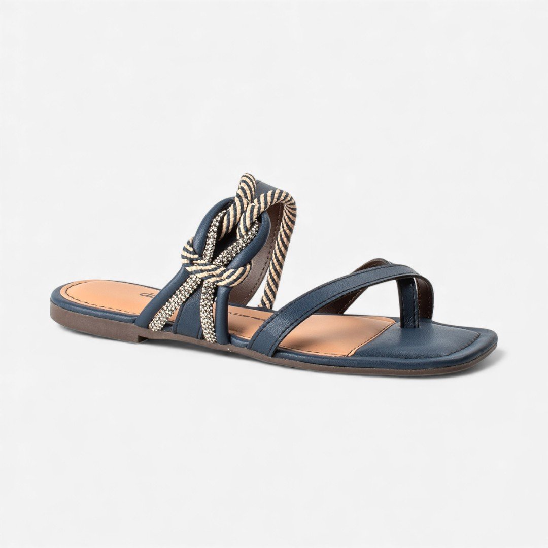 Rasteira Slide Dakota Azul Marinho Azul Marinho 7