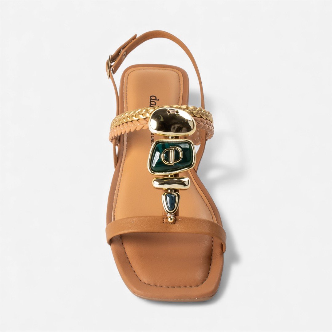 Sandália Dakota Rasteira Caramelo Caramelo 5