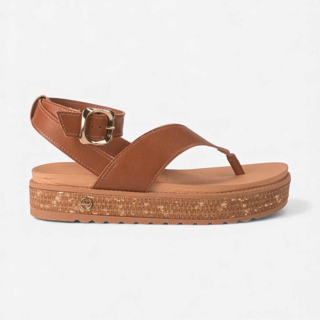 Sandália Dakota Flatform Caramelo
