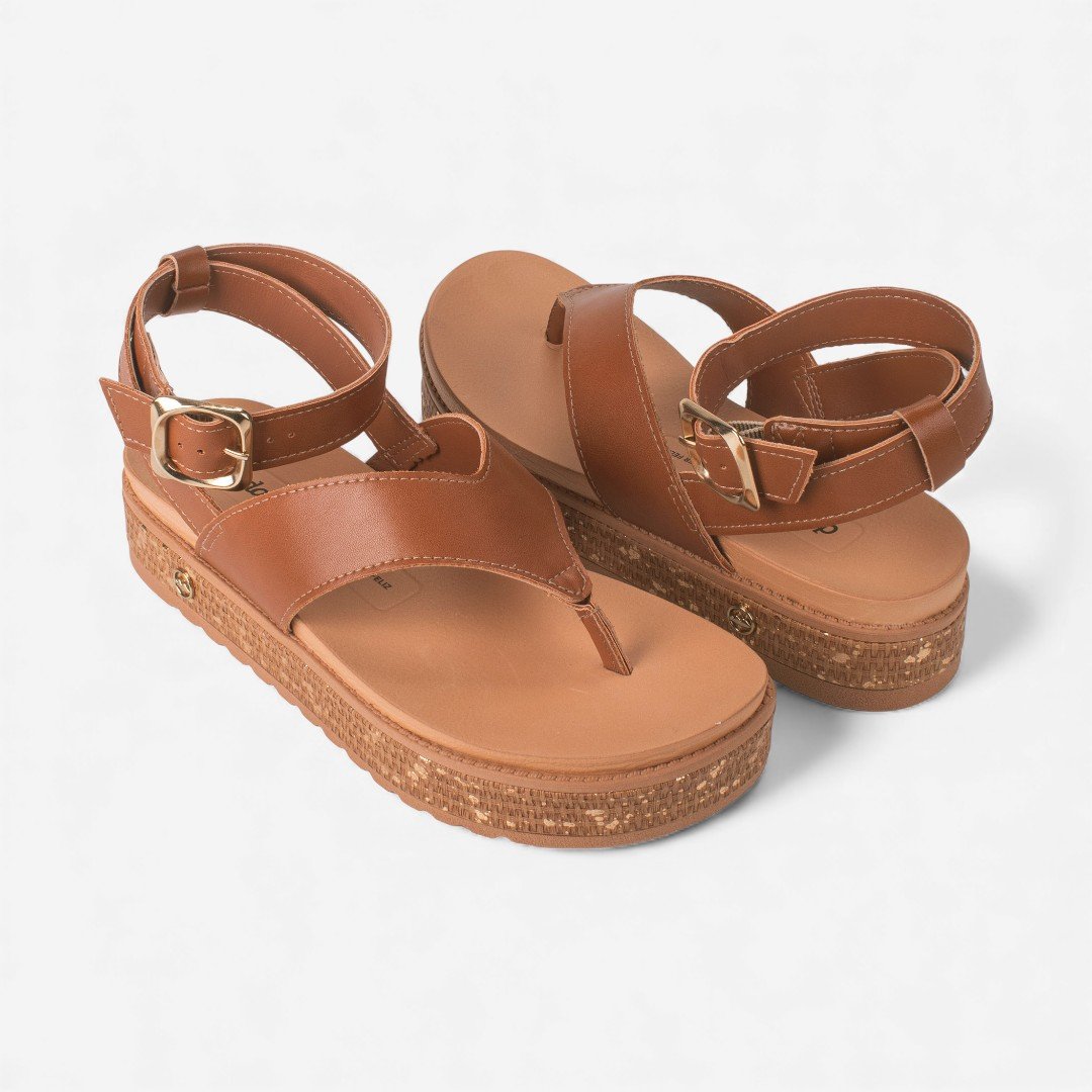 Sandália Dakota Flatform Caramelo Caramelo 7