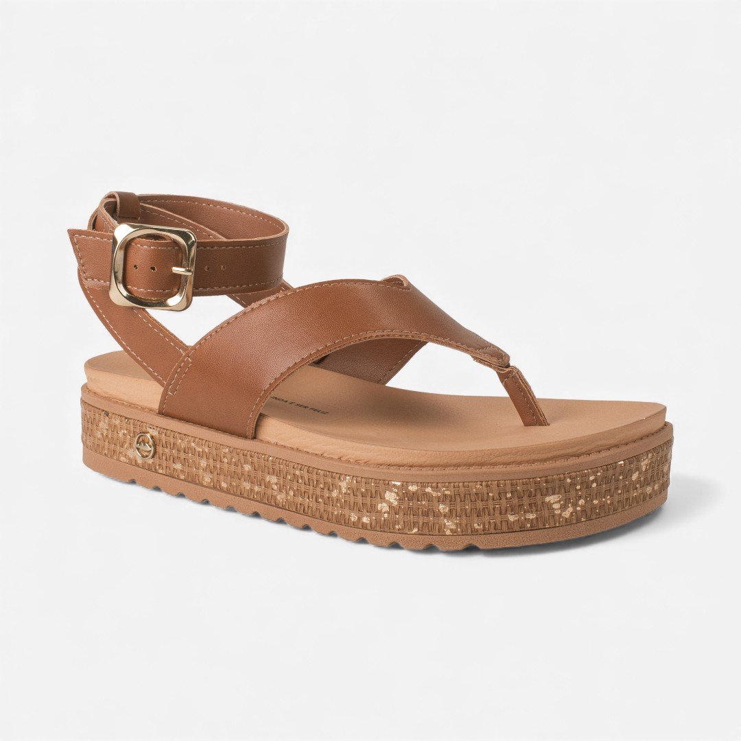 Sandália Dakota Flatform Caramelo Caramelo 8