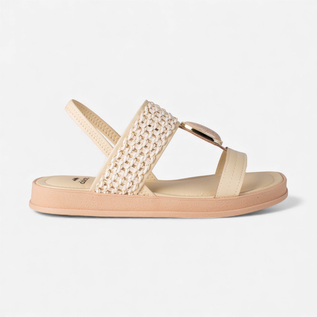 Sandália Dakota Flatform Bege