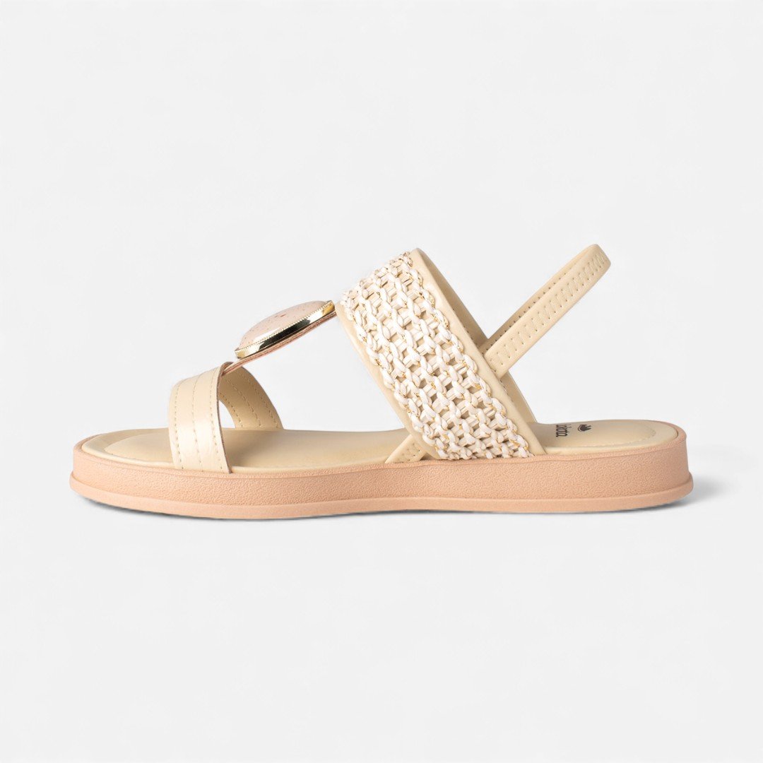 Sandália Dakota Flatform Bege Bege 3