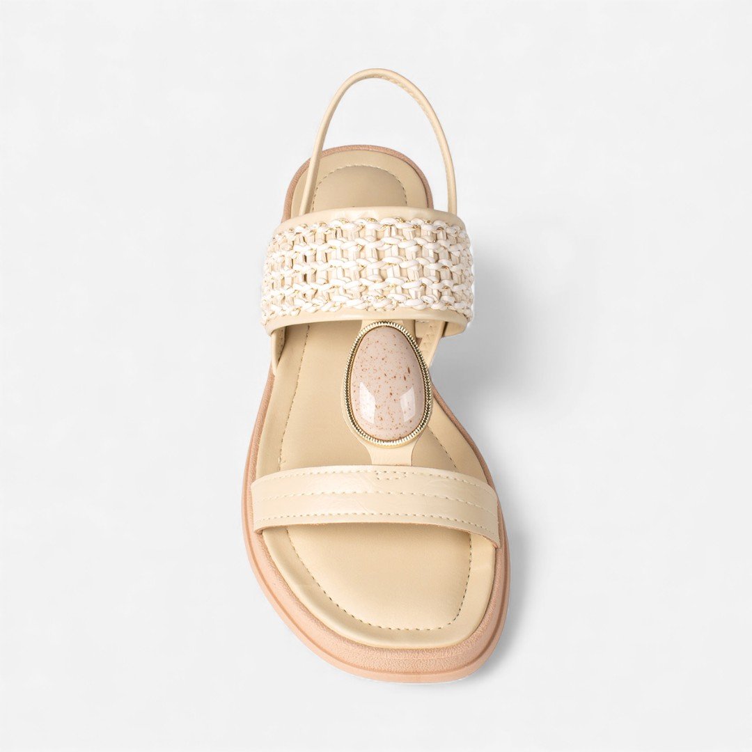 Sandália Dakota Flatform Bege Bege 5