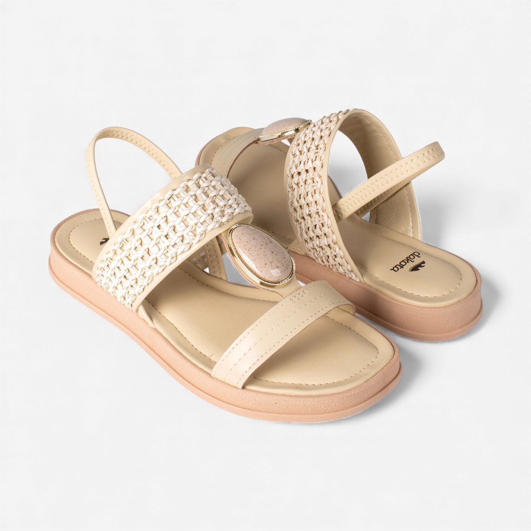 Sandália Dakota Flatform Bege Bege 6