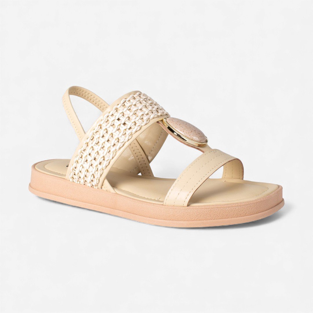 Sandália Dakota Flatform Bege Bege 7