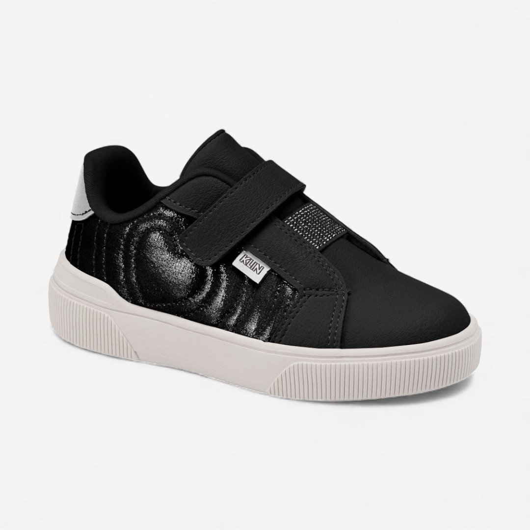 Tênis Klin Casual Feminino Infantil Preto