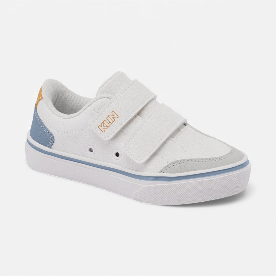 Tênis Klin Casual Freestyle Masculino Infantil Branco