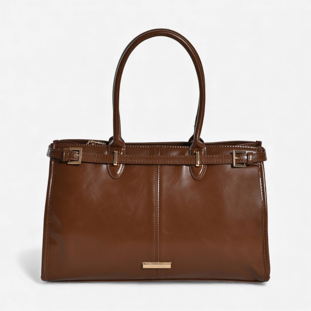 Bolsa Via Marte Tote Marrom Marrom 3