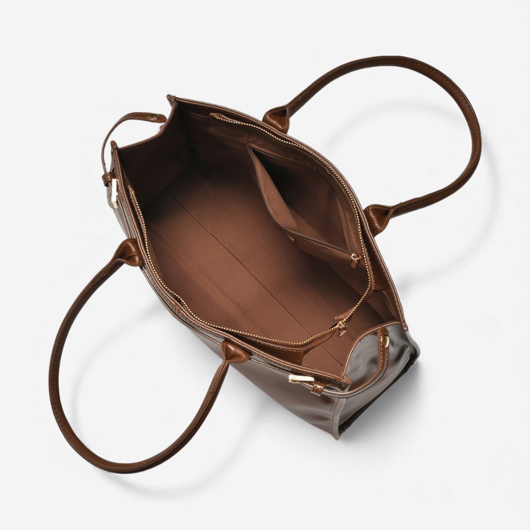 Bolsa Via Marte Tote Marrom Marrom 4