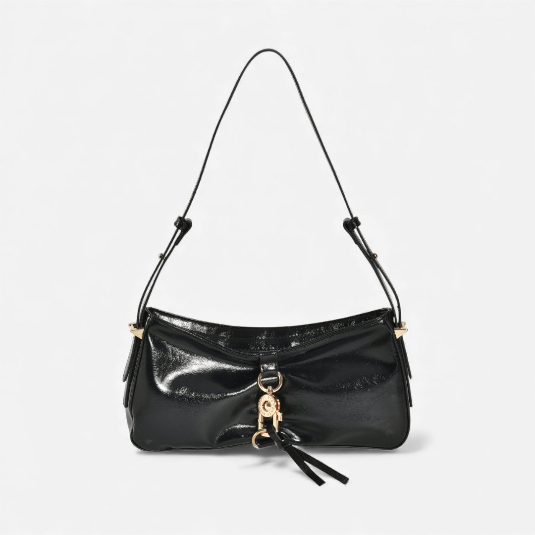 Bolsa Via Marte Shouder Bag Preta Preto 4