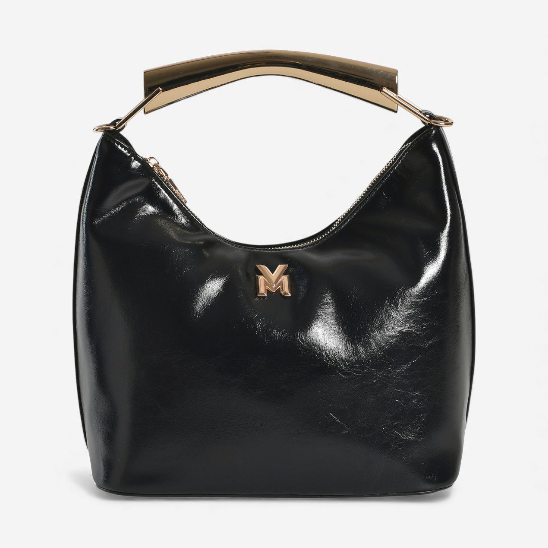 Bolsa Via Marte Handbag Grande Preta