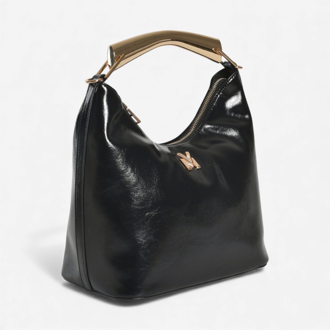 Bolsa Via Marte Handbag Grande Preta Preto 3