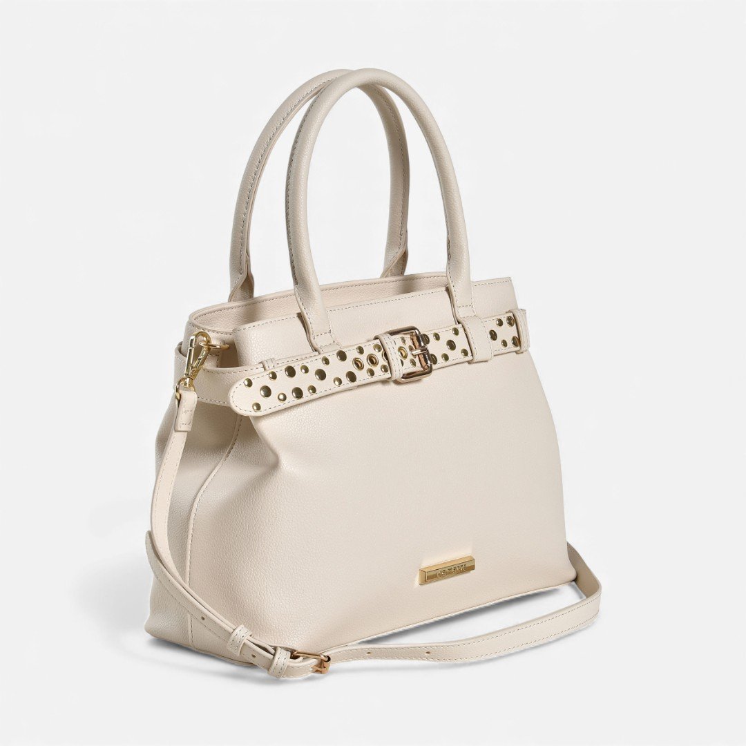 Bolsa Via Marte Tote Bag Off White Off White 2