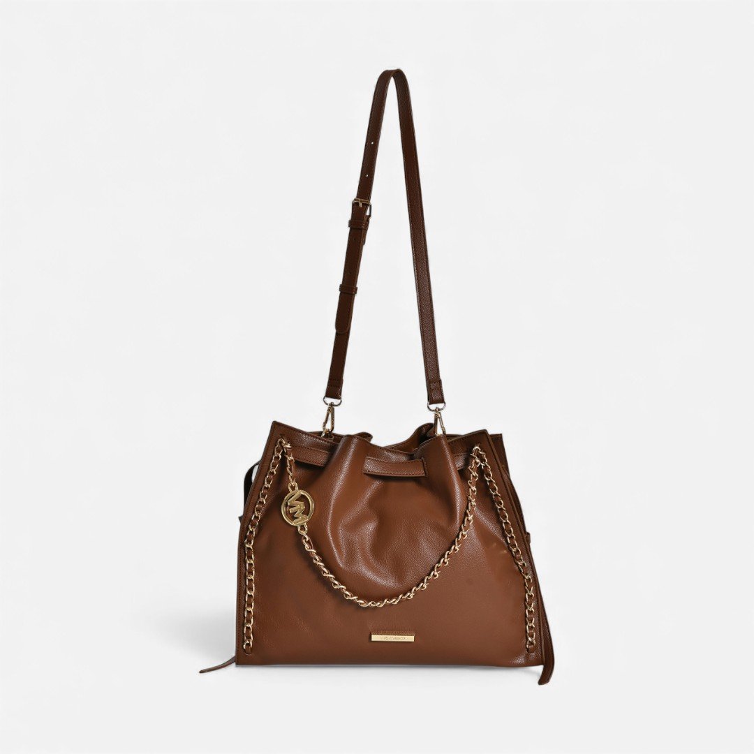 Bolsa Via Marte Hobo Grande Marrom Marrom 3