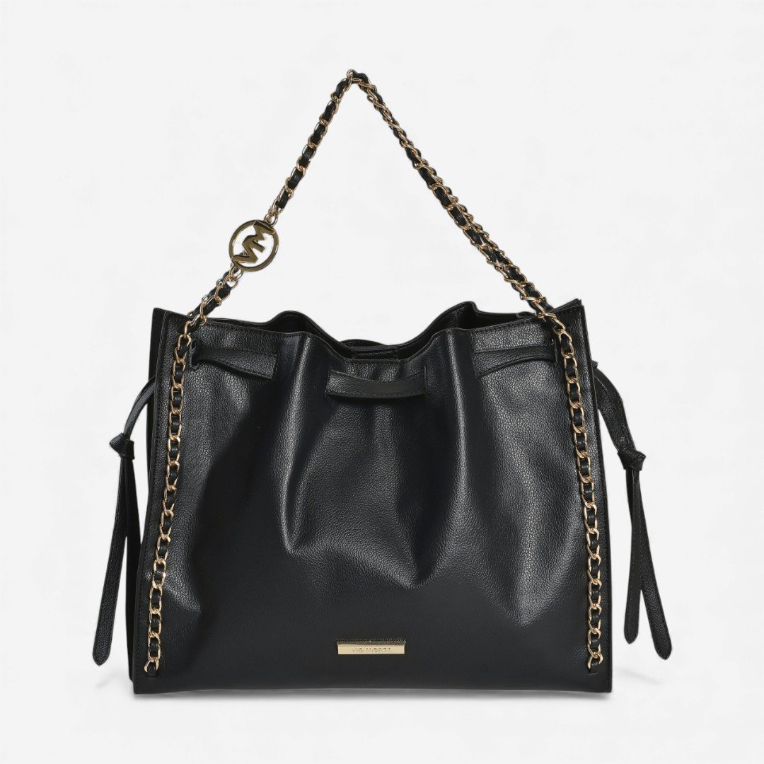 Bolsa Via Marte Hobo Grande Preta