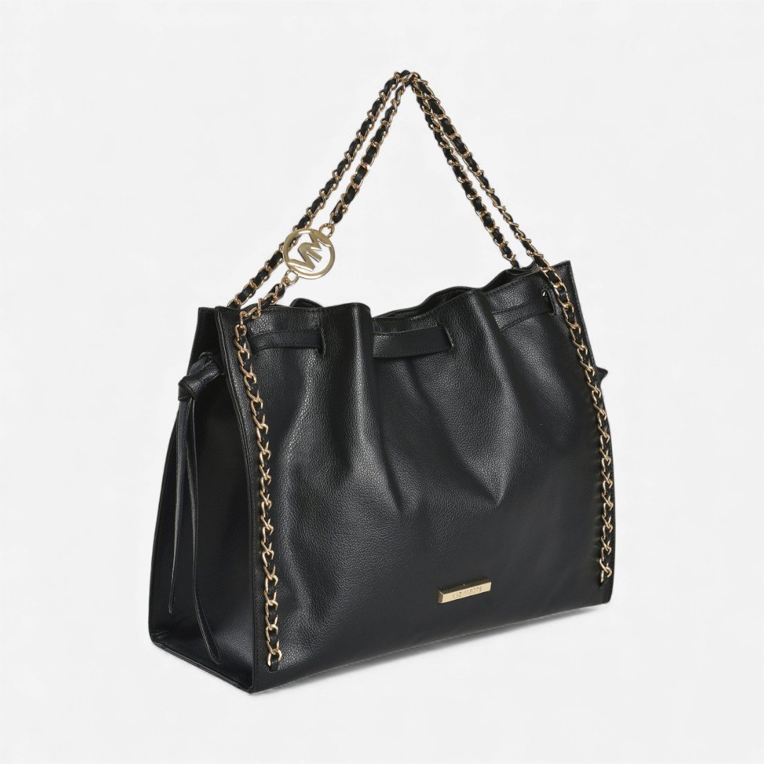 Bolsa Via Marte Hobo Grande Preta Preto 2