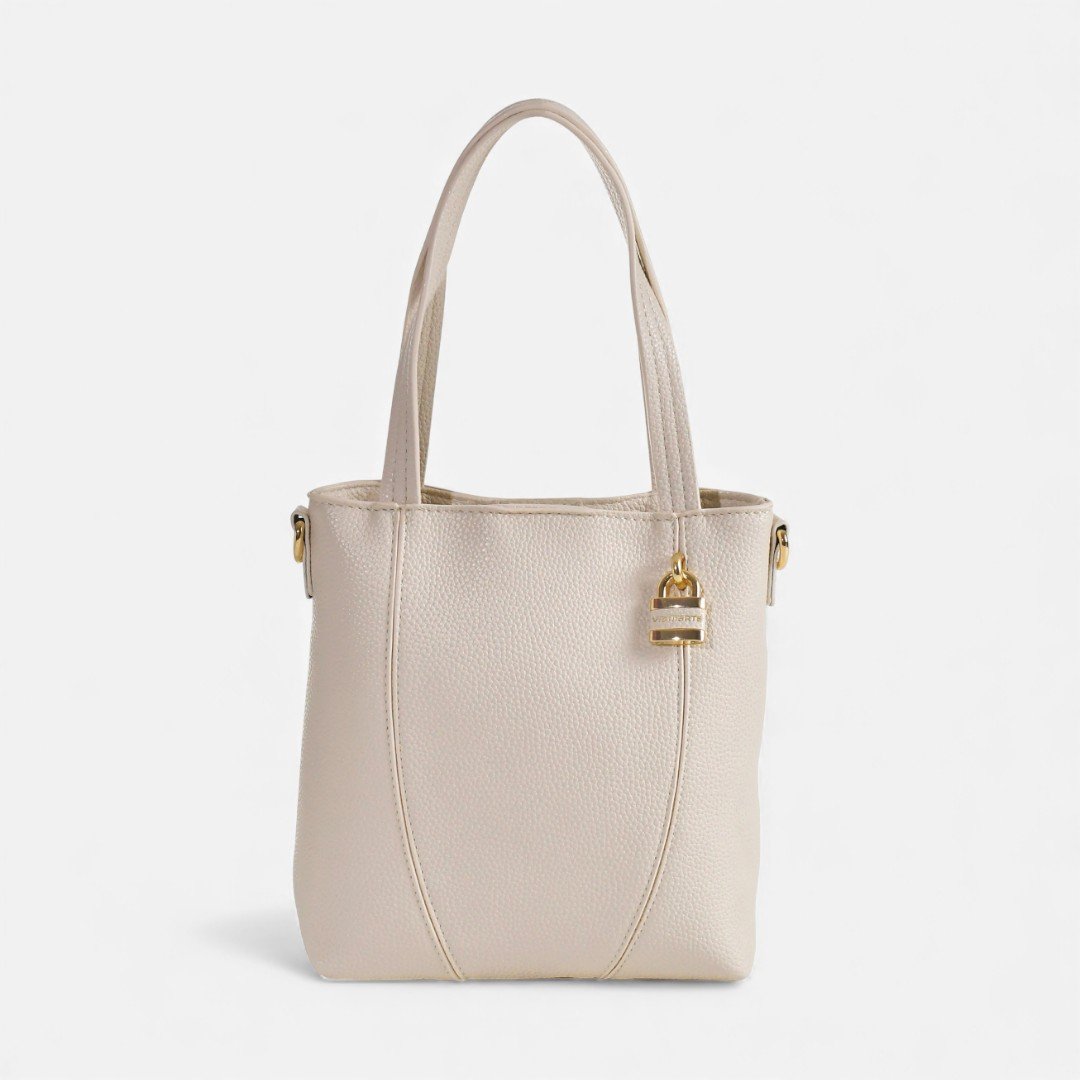 Bolsa Via Marte Bucket Bag Off White
