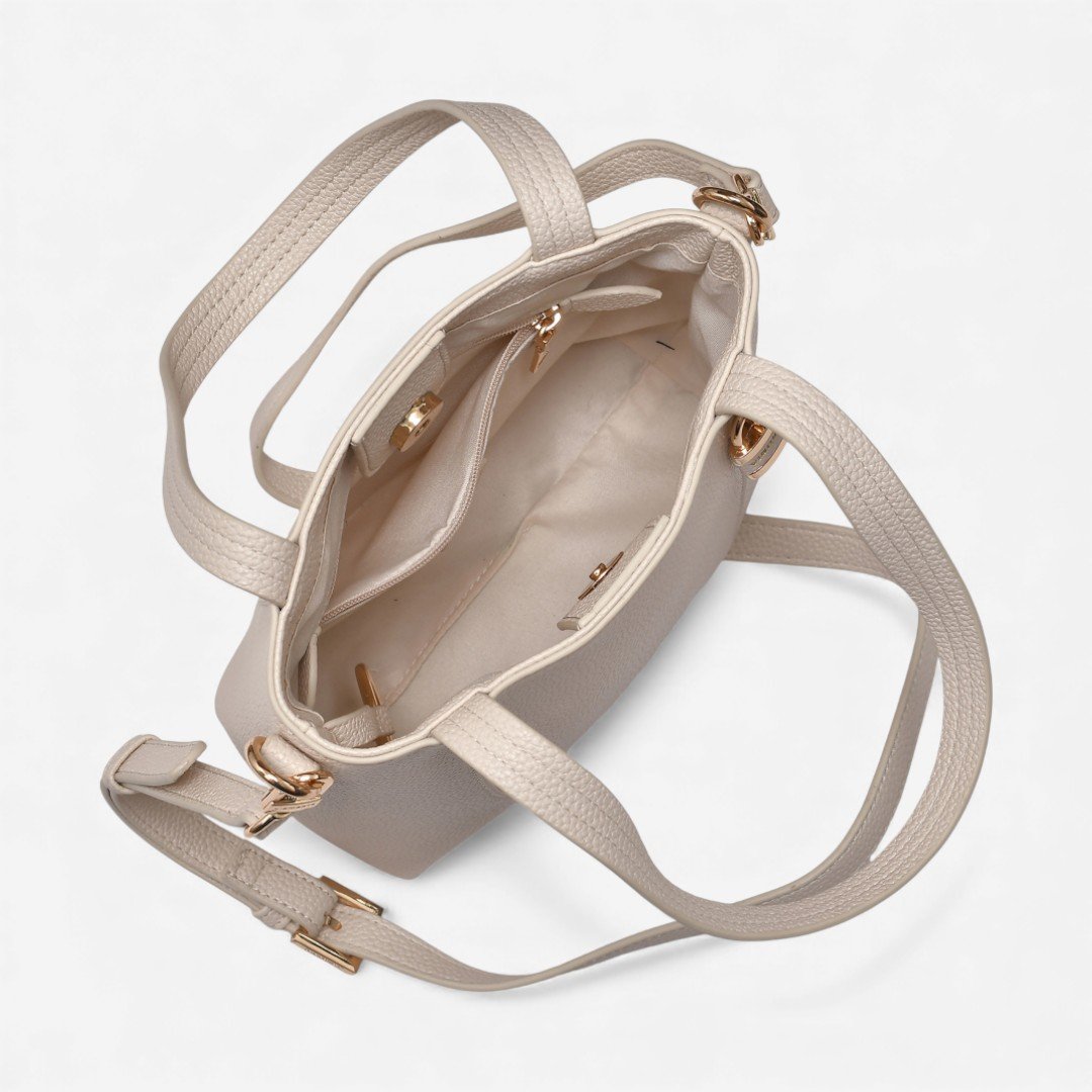 Bolsa Via Marte Bucket Bag Off White Off White 4