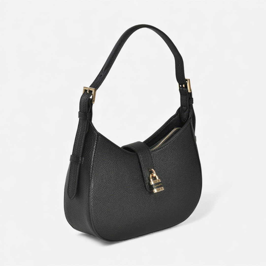 Bolsa Via Marte Shoulder Bag Preta Preto 2