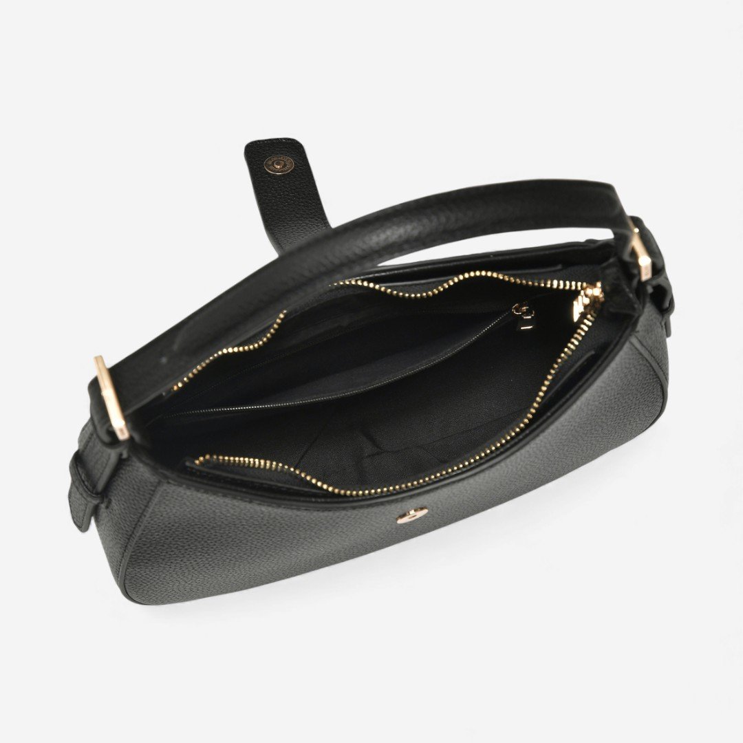 Bolsa Via Marte Shoulder Bag Preta Preto 3