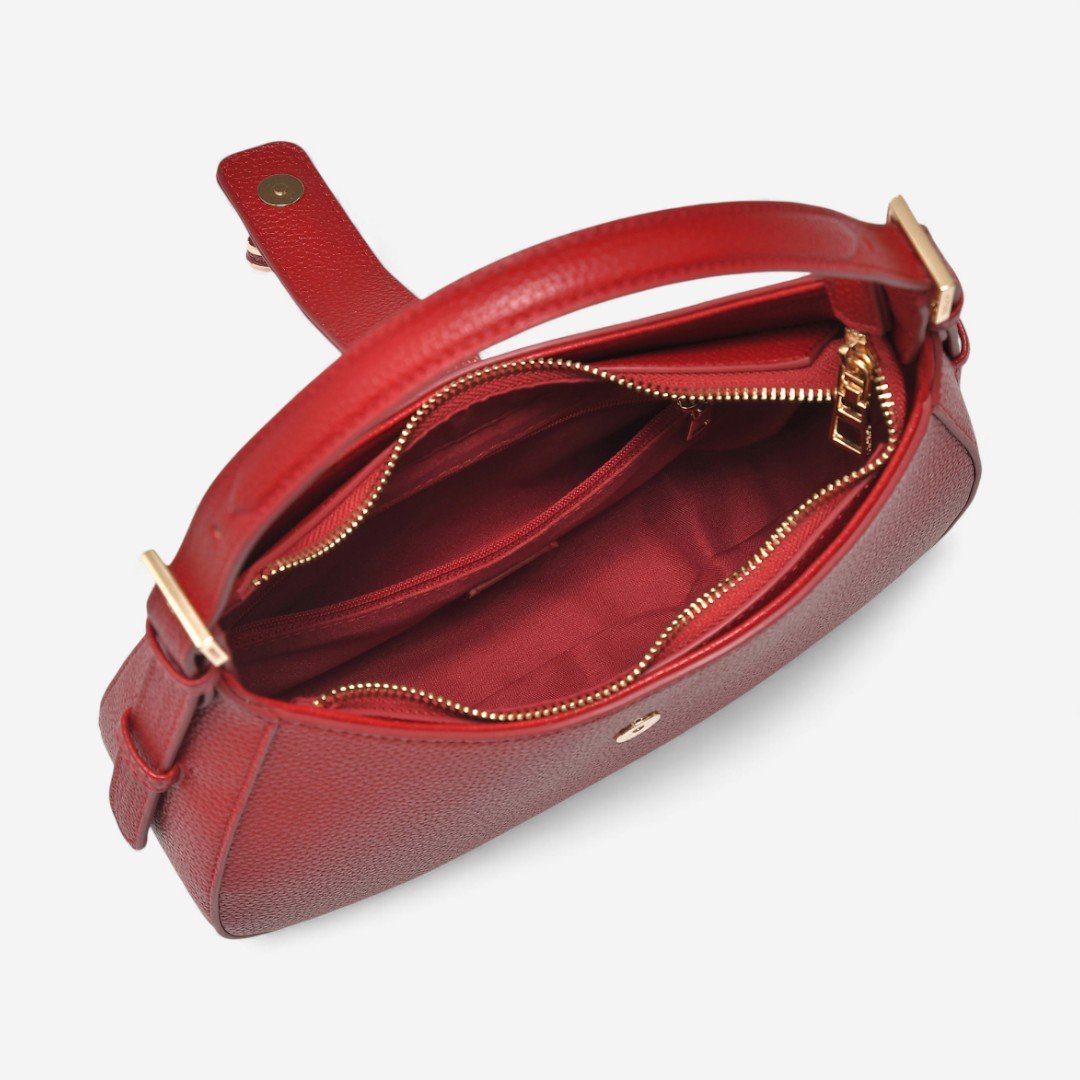 Bolsa Via Marte Shoulder Bag Vermelha Vermelho 3