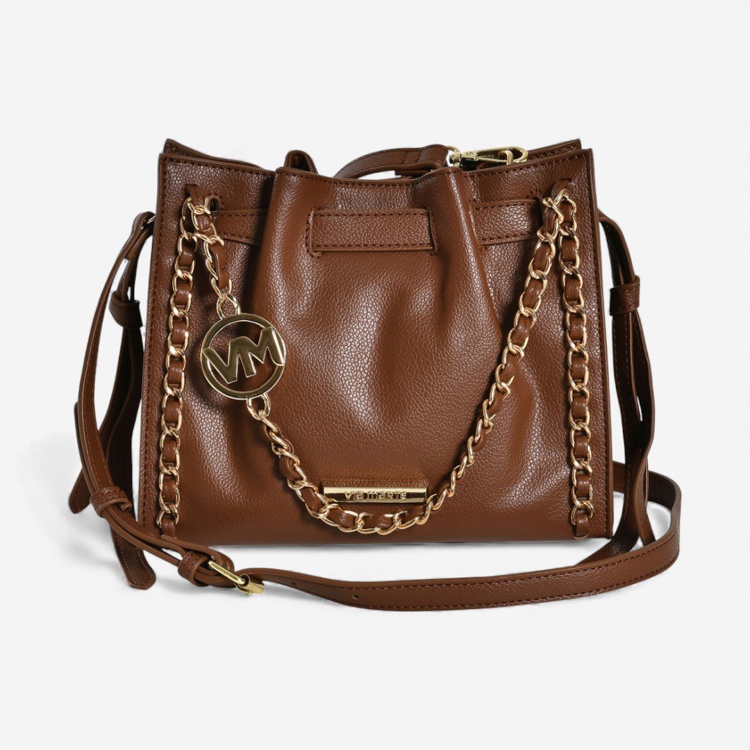 Bolsa Via Marte Hobo Média Marrom