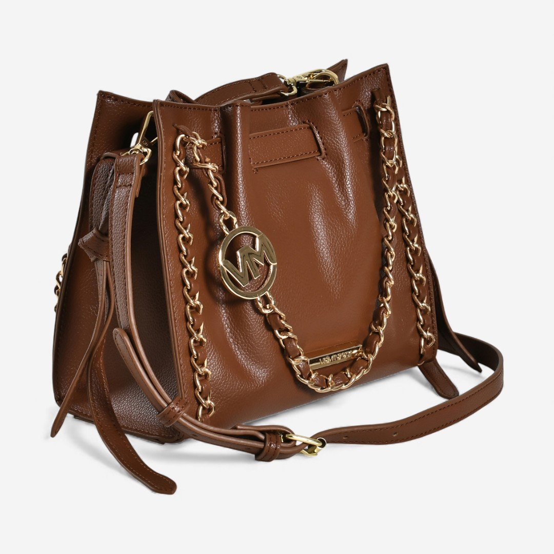 Bolsa Via Marte Hobo Média Marrom Marrom 2