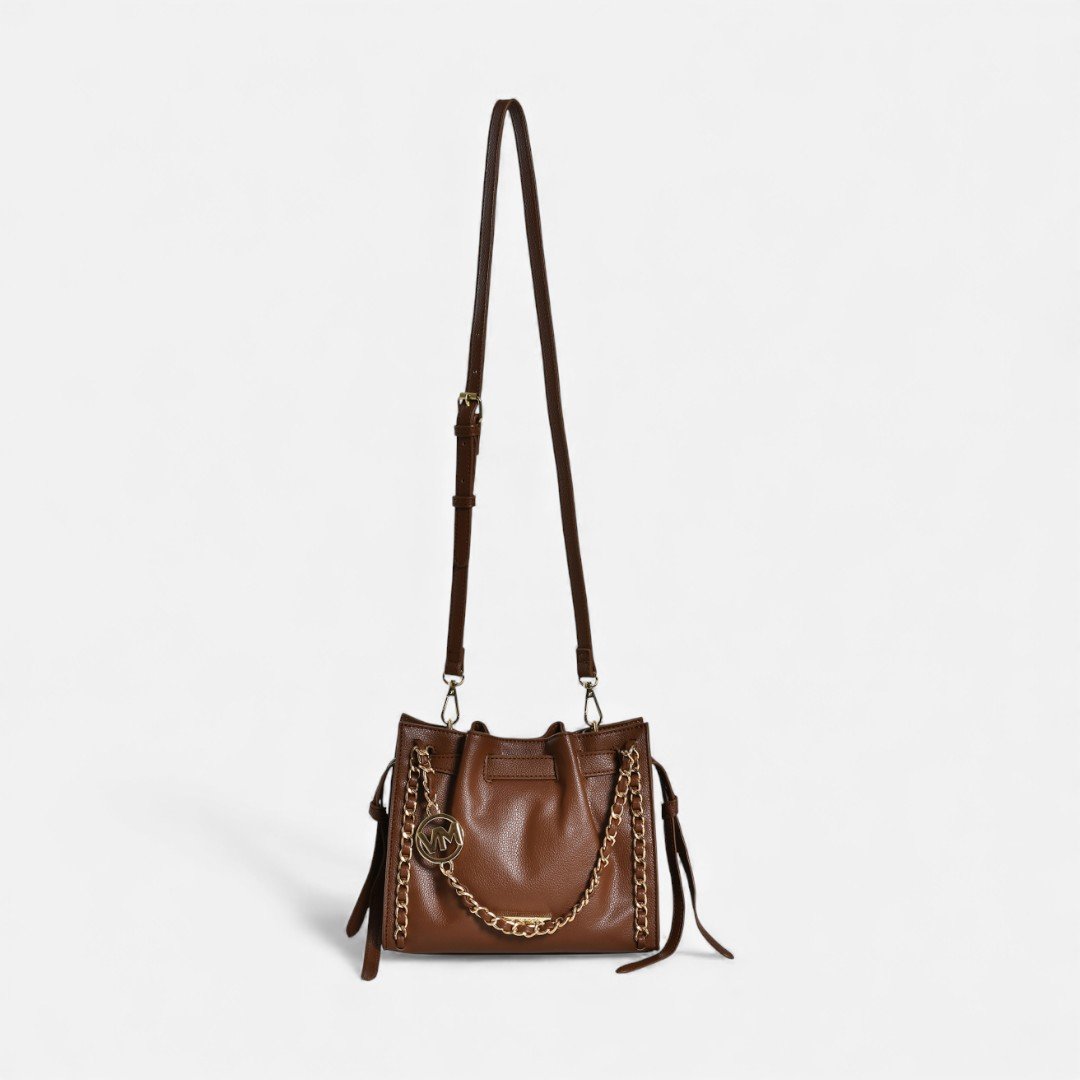 Bolsa Via Marte Hobo Média Marrom Marrom 3