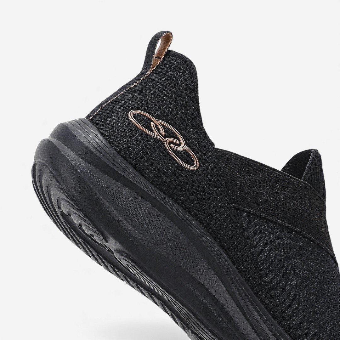 Tênis Olympikus Easy 3 Feminino Mescla Preto Preto 2