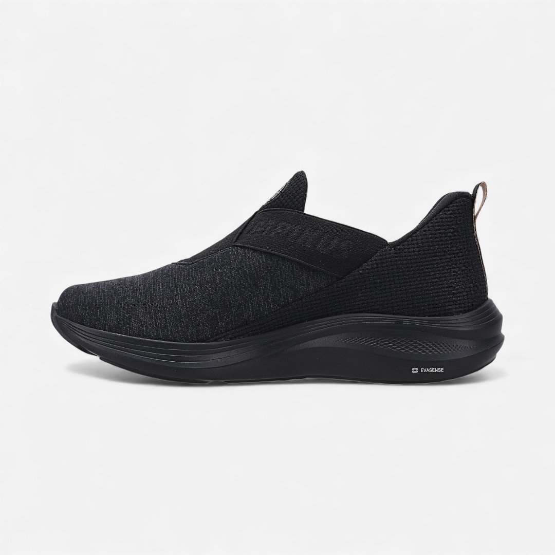 Tênis Olympikus Easy 3 Feminino Mescla Preto Preto 4