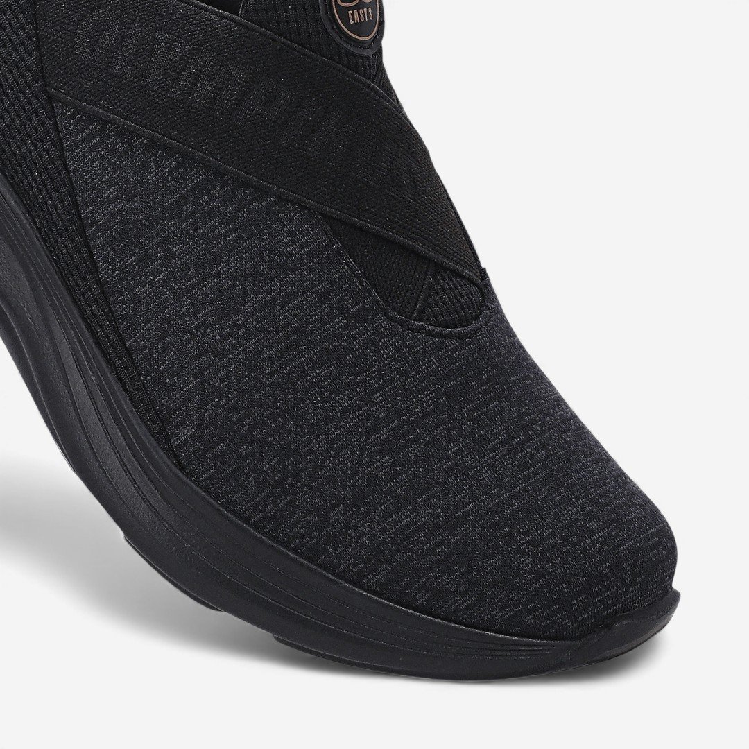 Tênis Olympikus Easy 3 Feminino Mescla Preto Preto 5