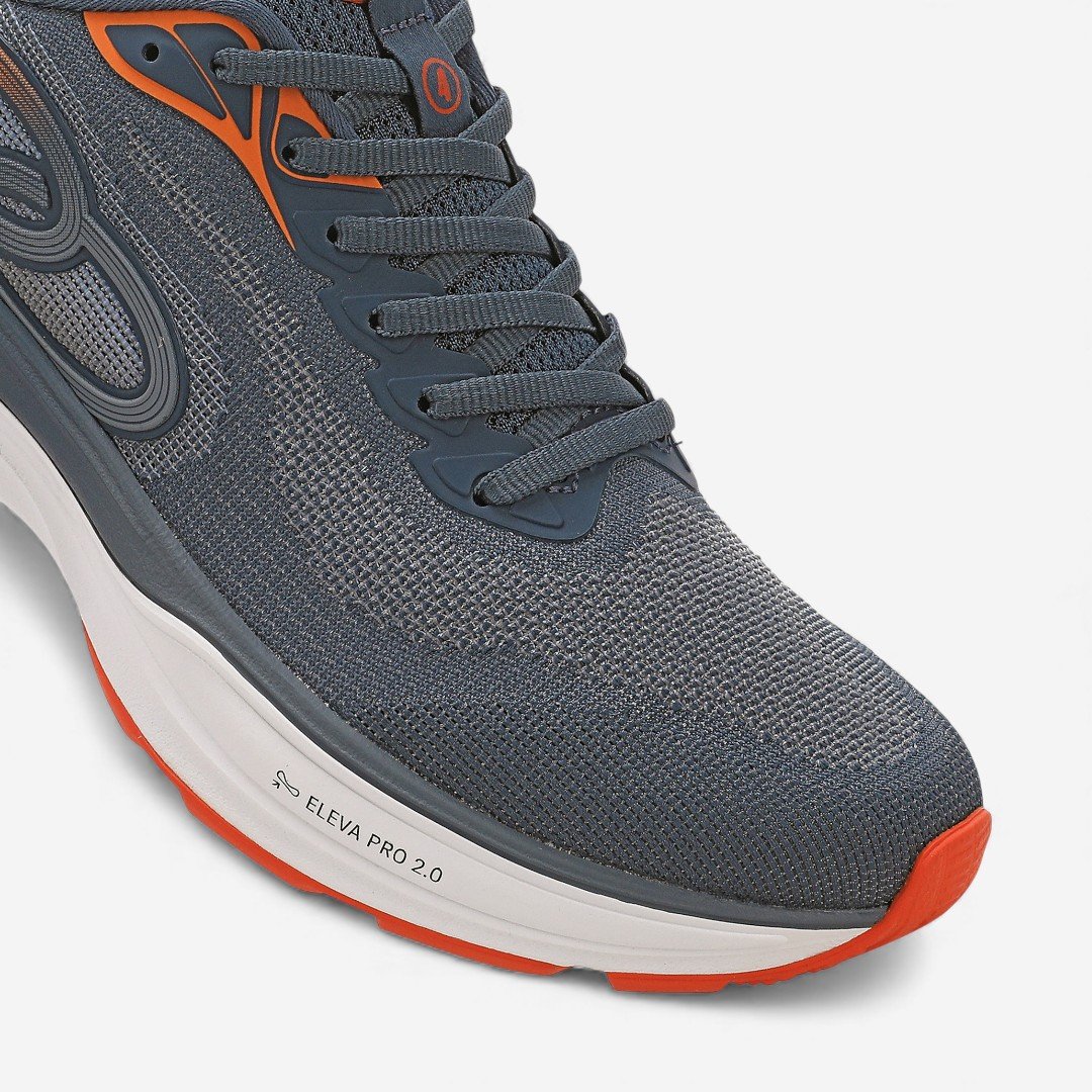 Tênis Olympikus Pride 4 Azul Petróleo Cinza/Laranja 4