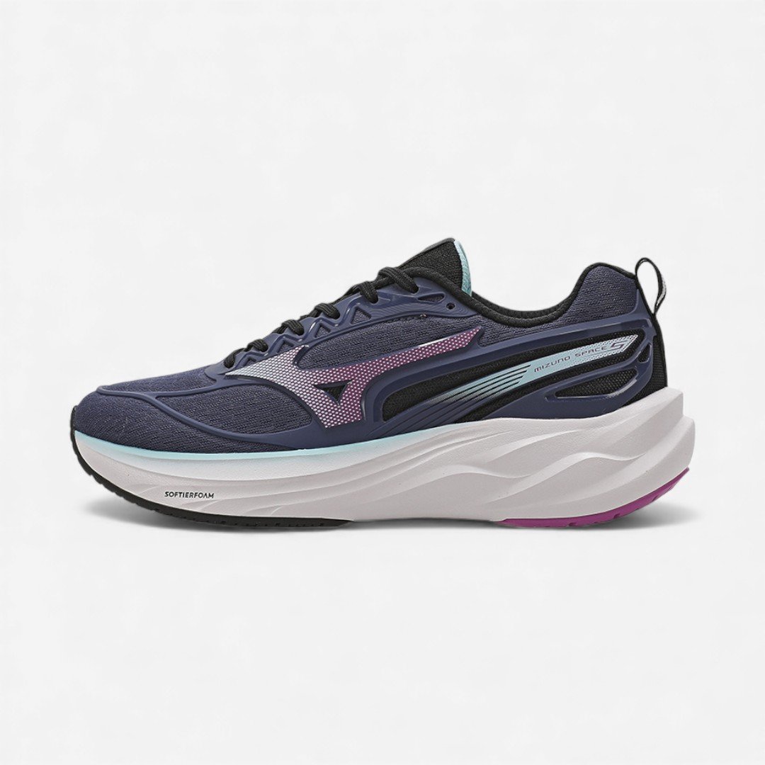 Tênis de Corrida Feminino Mizuno Space 5 Azul Marinho